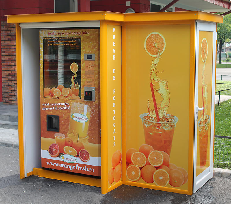 Decorare ghereta automat fresh portocale