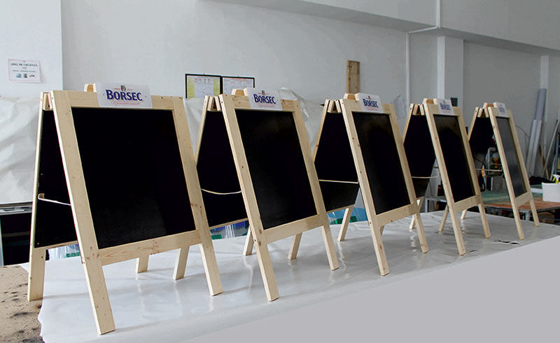 People stopper cu rama din lemn personalizat borsec