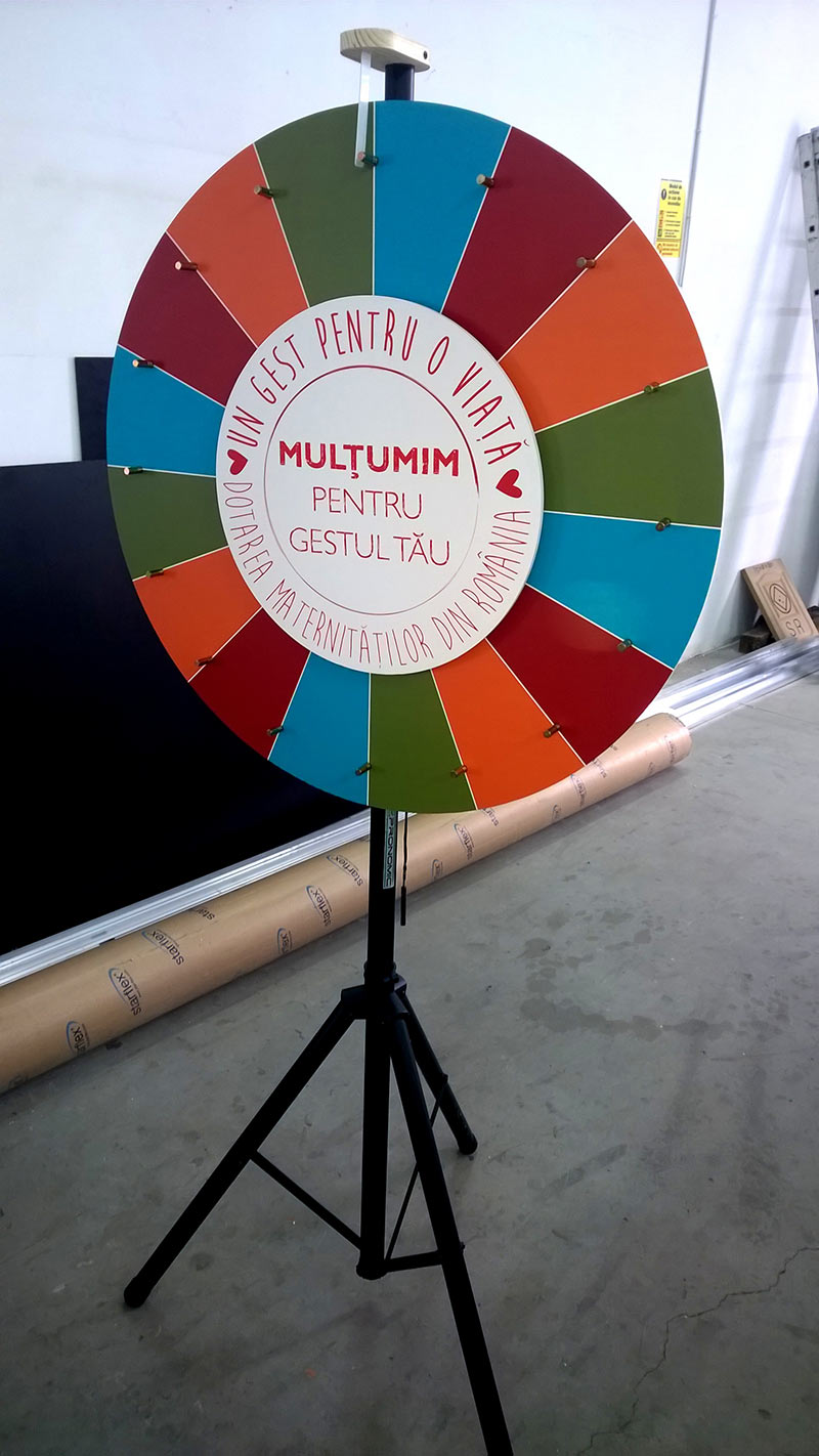 Material promotional ruleta norocoasa