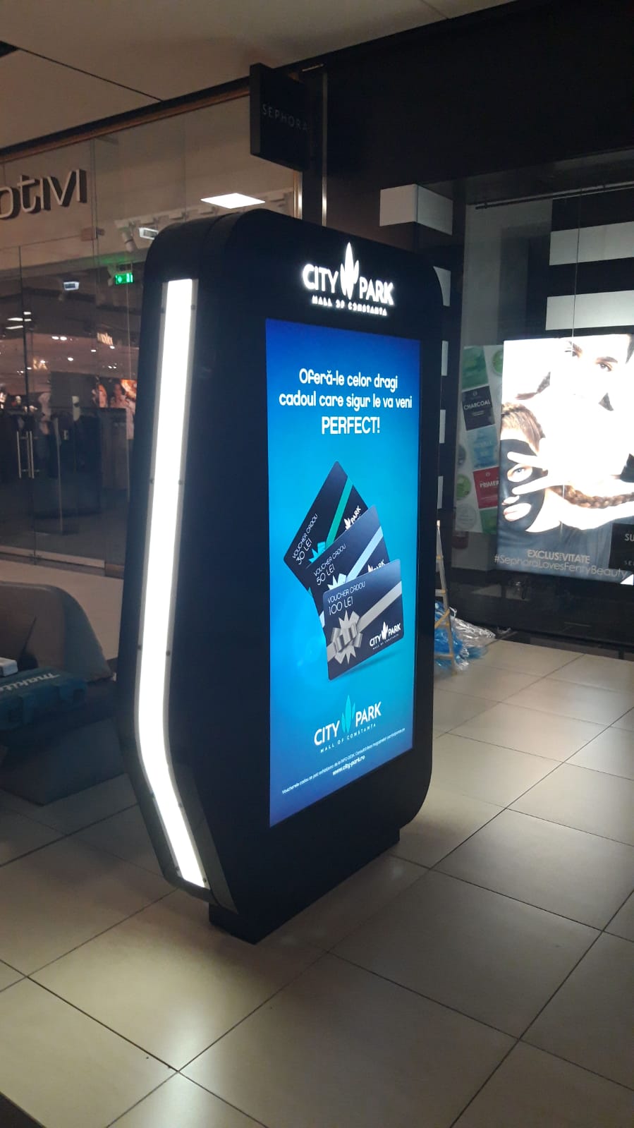 Totem publicitar indoor Constanta - CityPark